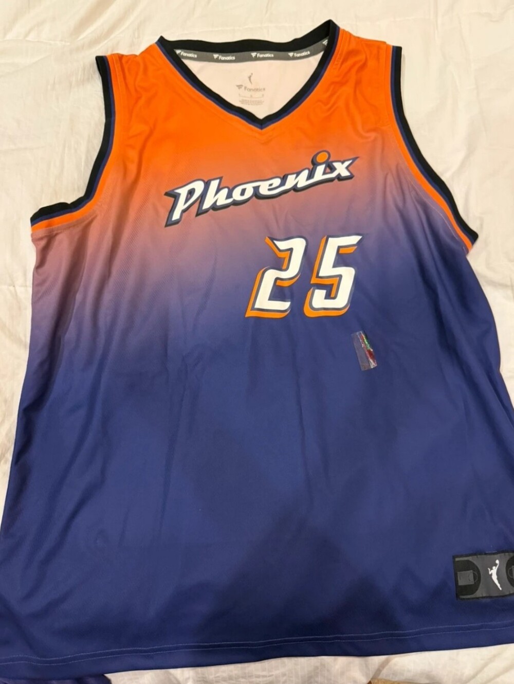 Phoenix Gradient Basketball Jersey - Orange to Purple #25